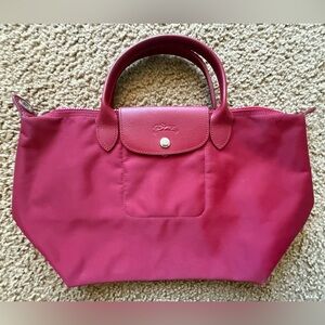 Longchamp Red Tote Bag